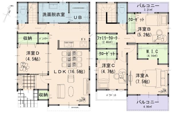 倉敷市中庄１期　２号棟