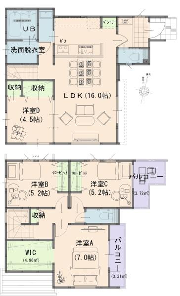 倉敷市福井１期　２号棟