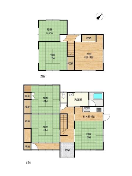 倉敷市西阿知町西原の中古一戸建て