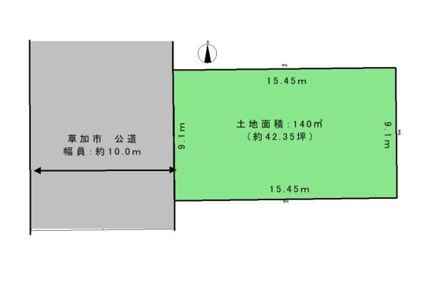 【8日・9日見学可能】草加市氷川町・建築条件付売地