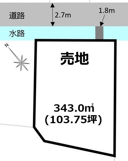 小牧市下小針中島３丁目の土地