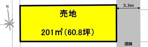 小牧市藤島町五才田　売地