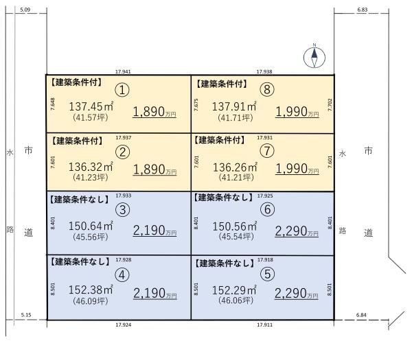 北名古屋市六ツ師　売地