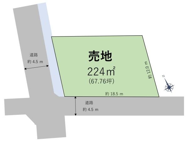 小牧市多気中町の土地