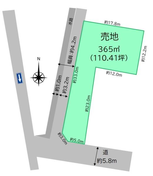 江南市赤童子町福住　売地