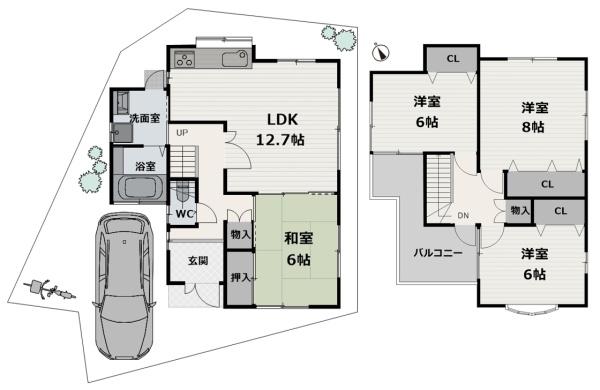 島本町東大寺4丁目　中古戸建