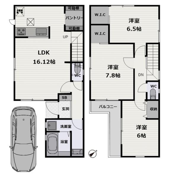 大山崎鏡田　新築一戸建