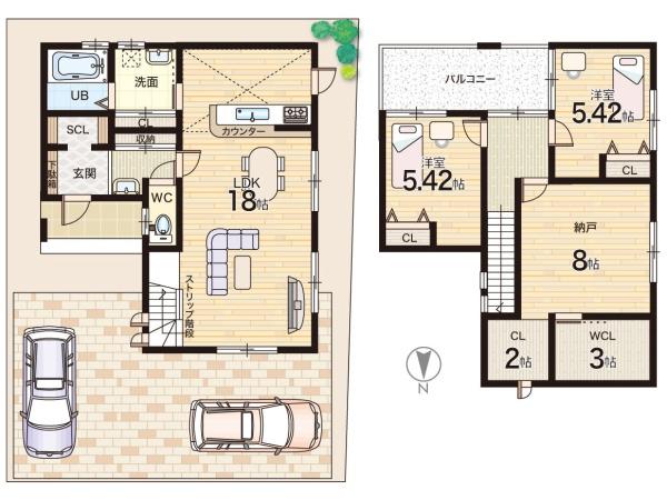 広瀬３丁目（１号地）新築戸建　■全４区画