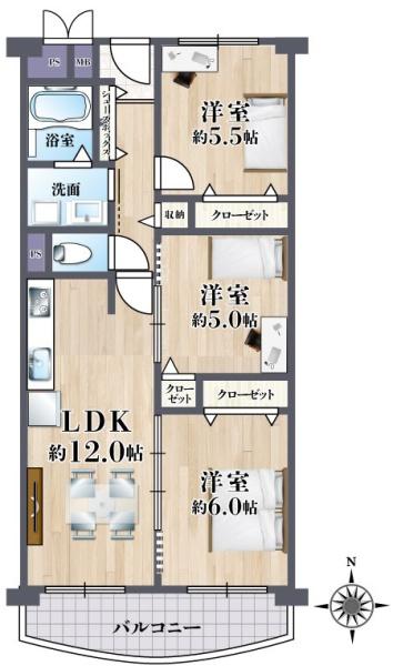 メゾン水無瀬４号棟