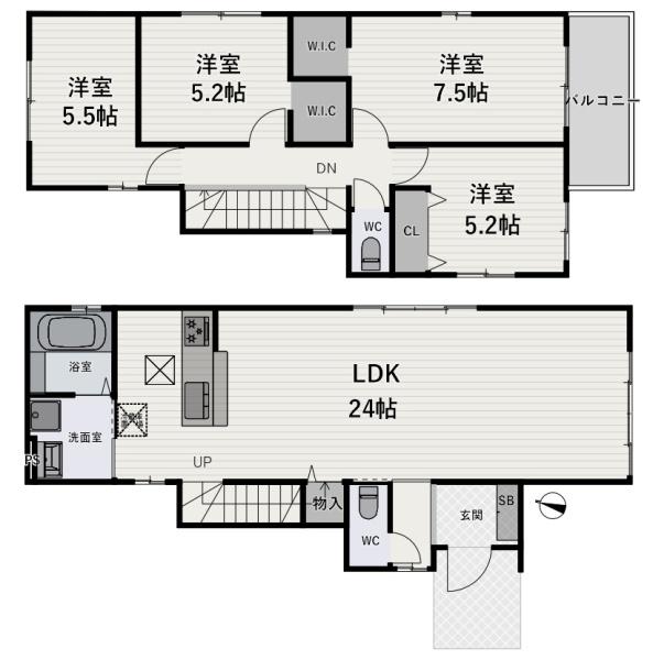 広瀬１丁目　新築戸建