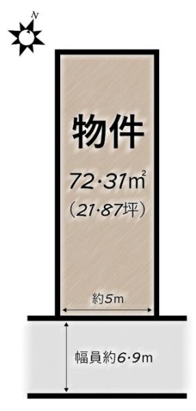 大山崎町字円明寺小字宝本　売土地