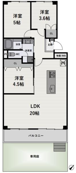 ユニライフ山崎３号棟