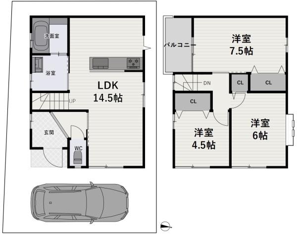 大山崎町字大山崎小字西高田　中古戸建