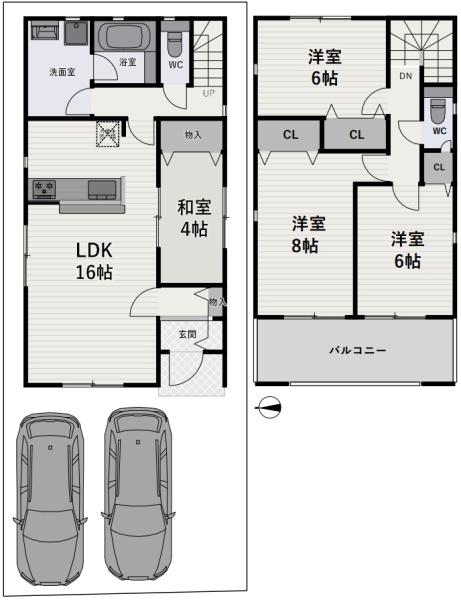 下植野宮脇　新築戸建（２号棟）