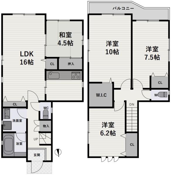 乙訓郡大山崎町字下植野小字山王前の中古一戸建て