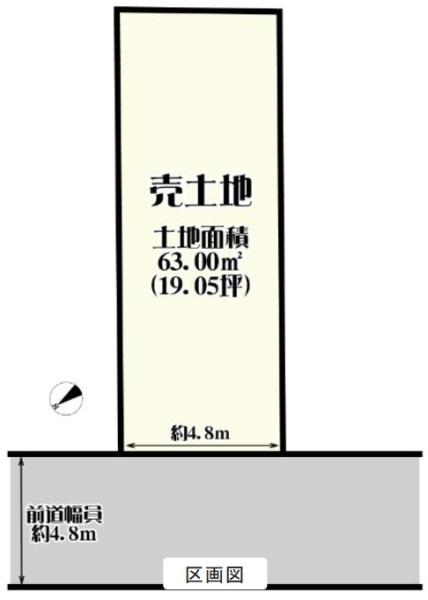 大山崎鏡田　土地