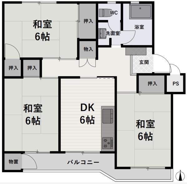 水無瀬青葉ハイツ８号棟