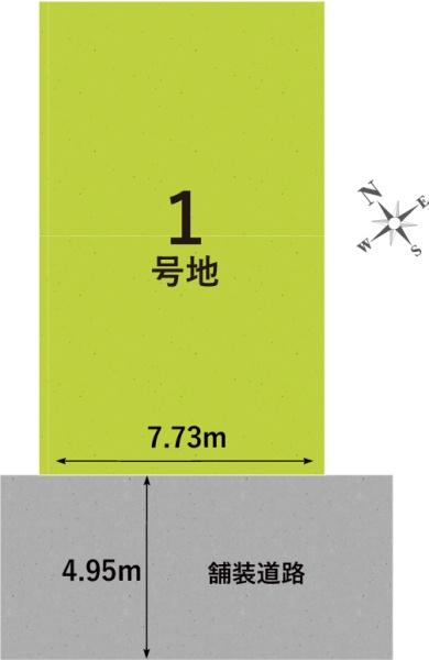 大山崎鏡田１号地　売土地