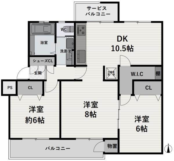 水無瀬青葉ハイツ６号棟