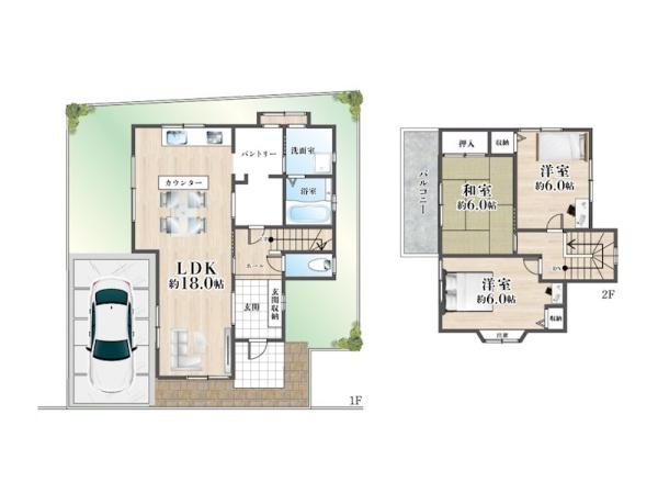 三島郡島本町広瀬２丁目の中古一戸建て