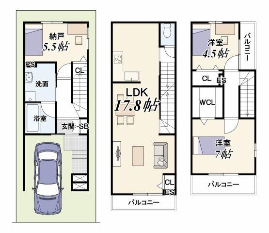 淀の原町　新築戸建