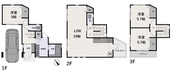 堺市中区新家町　中古戸建