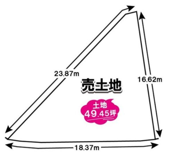 字下植野小字梅ケ畑　売土地