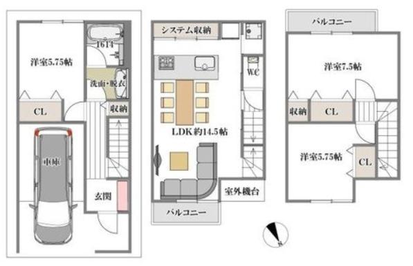 上牧南駅前町　中古戸建