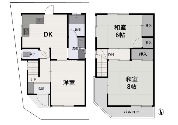 高槻市西冠２丁目の中古一戸建て