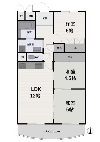メゾン水無瀬４号棟