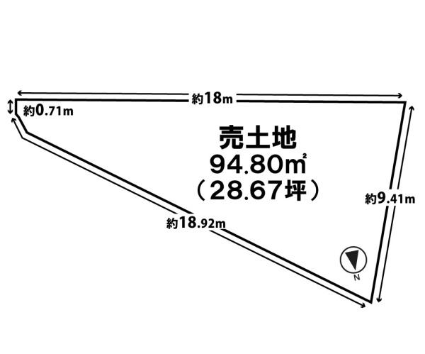 乙訓郡大山崎町字下植野小字寺門の土地
