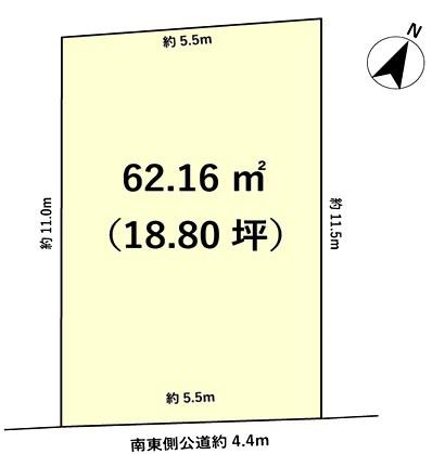 尾張旭市城前町４丁目の土地