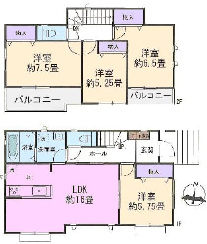 瀬戸市八幡台新築分譲住宅　２号棟