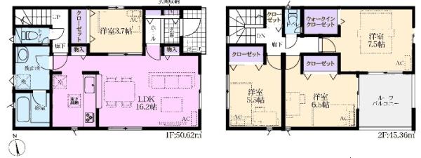 守山区下志段味新築分譲住宅　２号棟