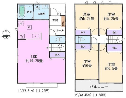 春日井市稲口町新築分譲住宅　1号棟