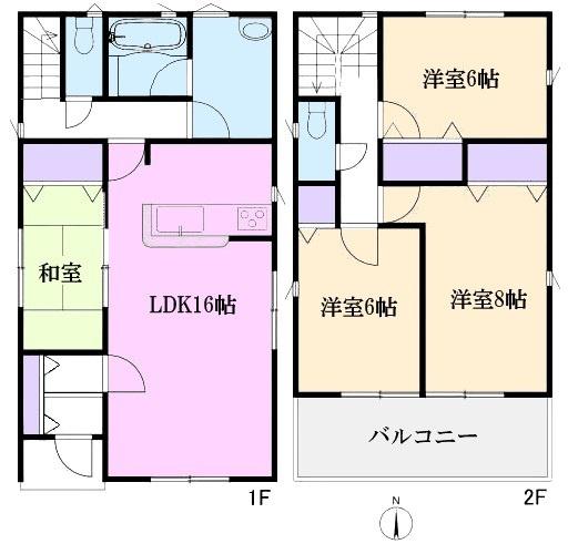 春日井市高森台新築分譲住宅　１号棟