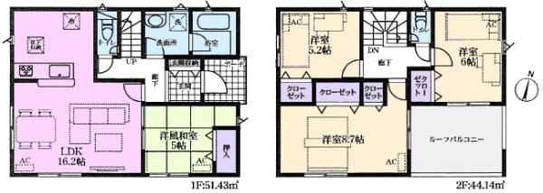 守山区上志段味新築分譲住宅　３号棟