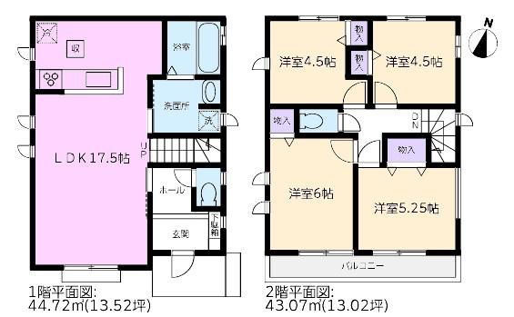 守山区上志段味新築分譲住宅　1号棟