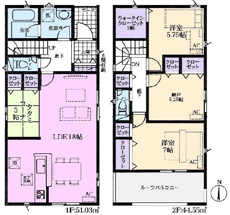 春日井市柏原町新築分譲住宅　１号棟