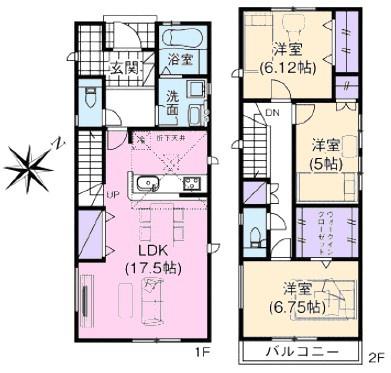 グラファーレ　守山区上志段味新築分譲住宅　３号棟