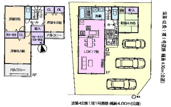 春日井市上田楽町新築分譲住宅　3号棟