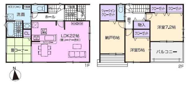 守山区鳥羽見新築分譲住宅　1号棟