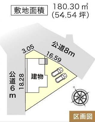 旭ケ丘町長洞新築分譲住宅　１号棟