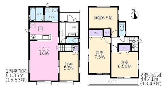 春日井市味美白山町新築分譲住宅　B号棟