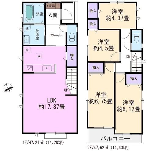 瀬戸市山の田町新築分譲住宅　１号棟