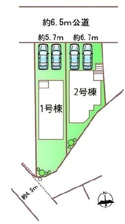 守山区深沢新築分譲住宅　２号棟