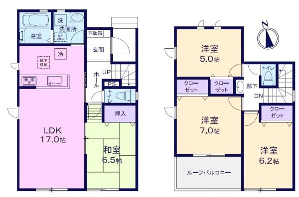 瀬戸市石田町新築分譲住宅　１号棟