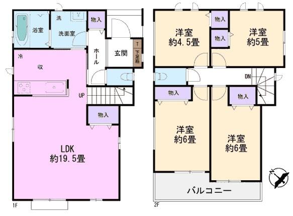春日井松河戸町新築分譲住宅　１号棟