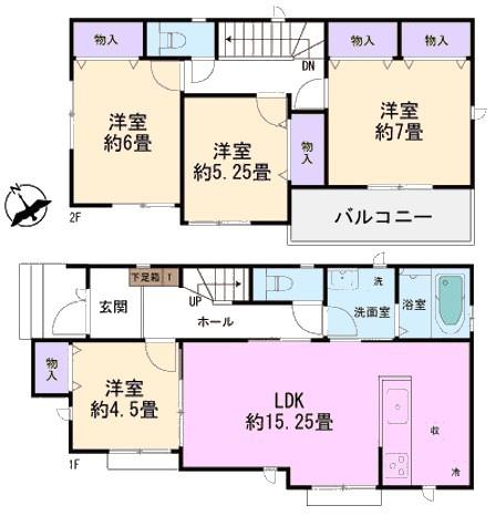 春日井知多町新築分譲住宅　１号棟