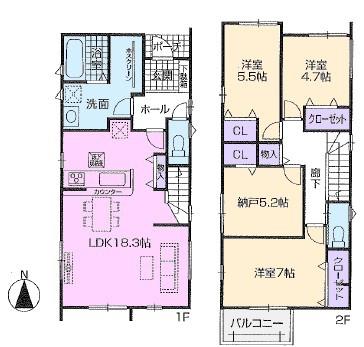 春日井市出川町新築分譲住宅　４号棟